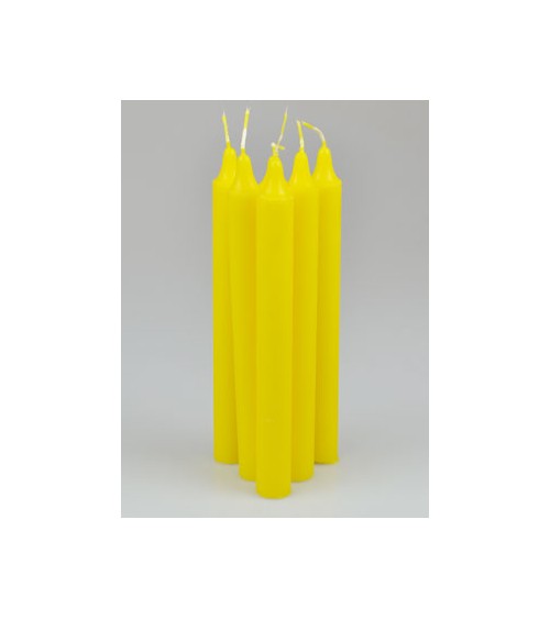 Bougie de Rituel 15cm - Jaune